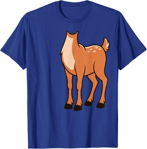 Reindeer Shirt Adult Children Men Women Brown Deer Costume T-Shirt - T-Shirt | Royal