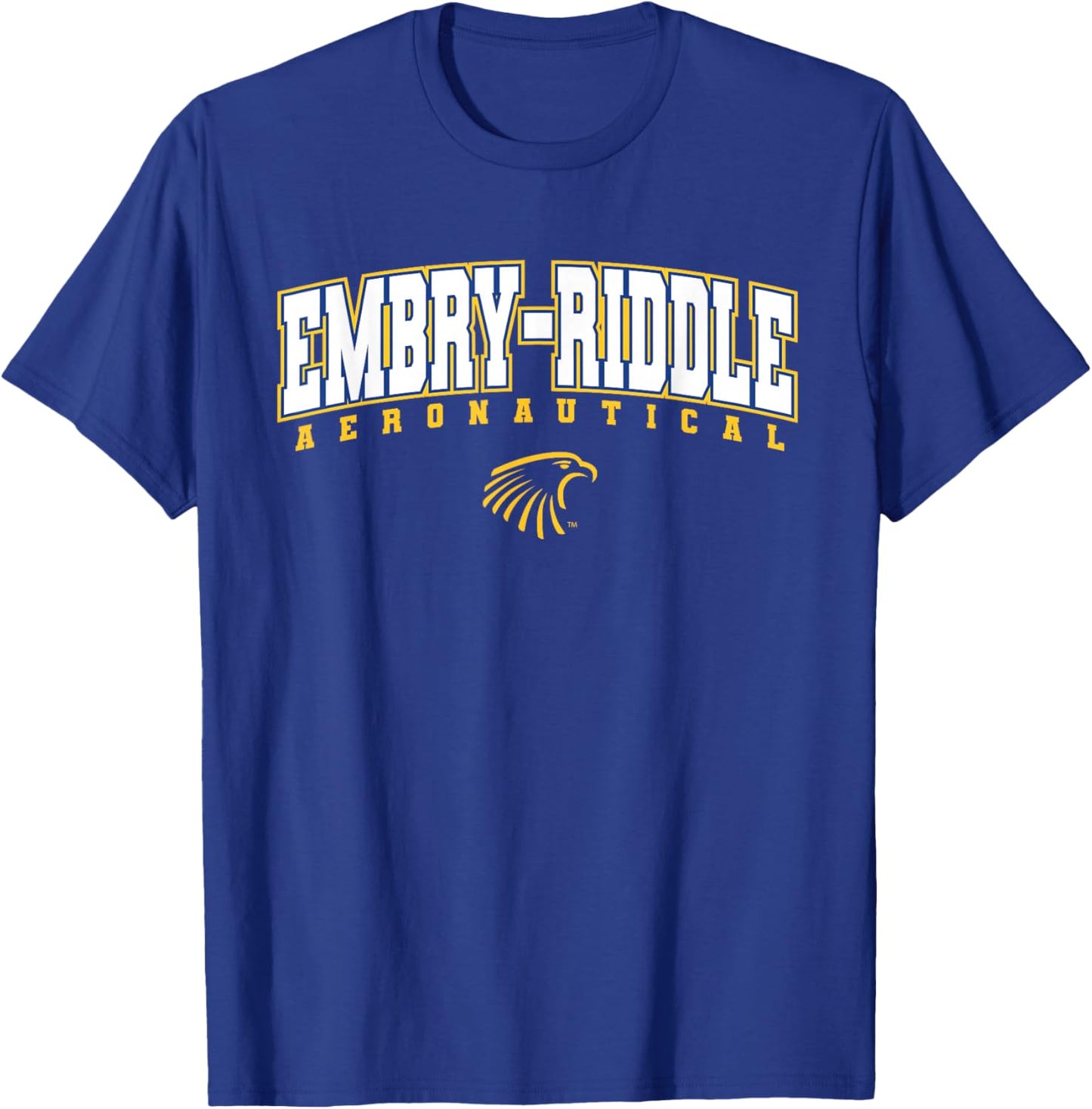 Embry-Riddle ERAU Eagles Arch Logo T-Shirt - T-Shirt | Royal
