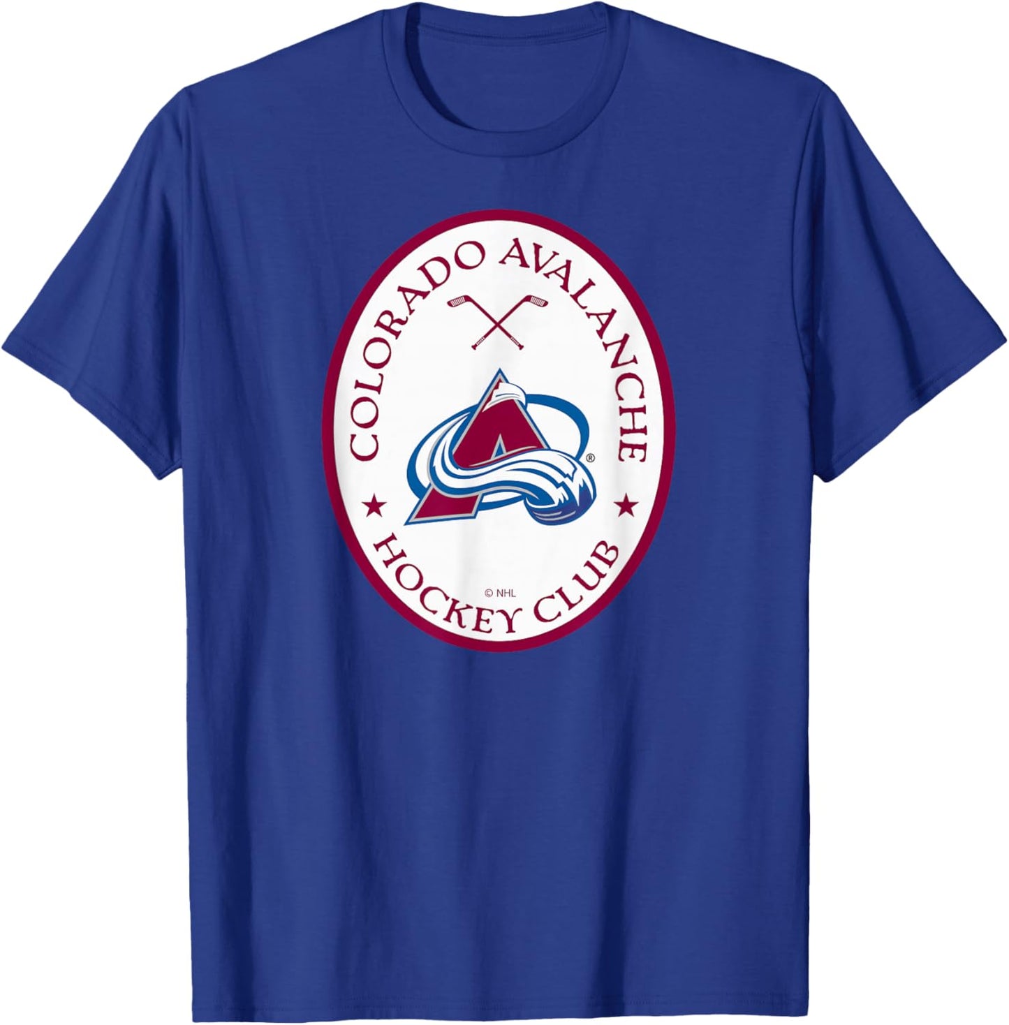 Colorado Avalanche Iconic Black Officially Licensed T-Shirt - T-Shirt | Royal