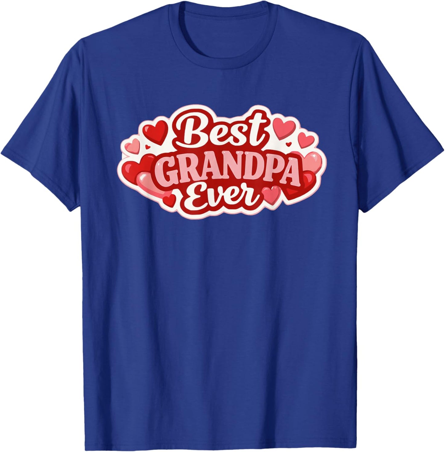 Funny Grandpa Love T-Shirt - T-Shirt | Royal