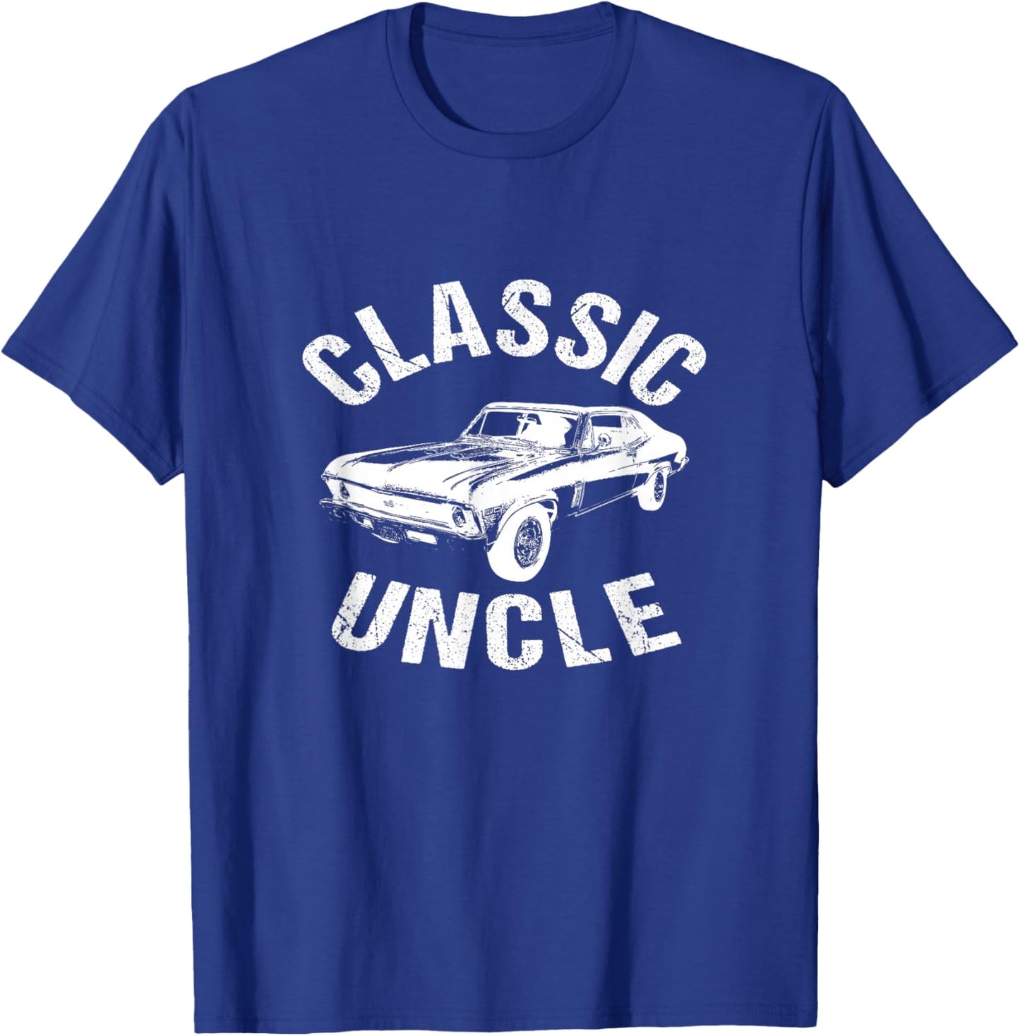 Classic Uncle Vintage Car T-Shirt - T-Shirt | Royal