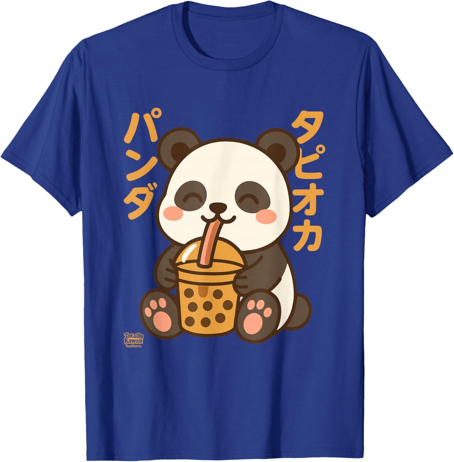 Bubble Tea Panda Boba Kawaii Tapioka Anime Cute T-Shirt - T-Shirt | Royal