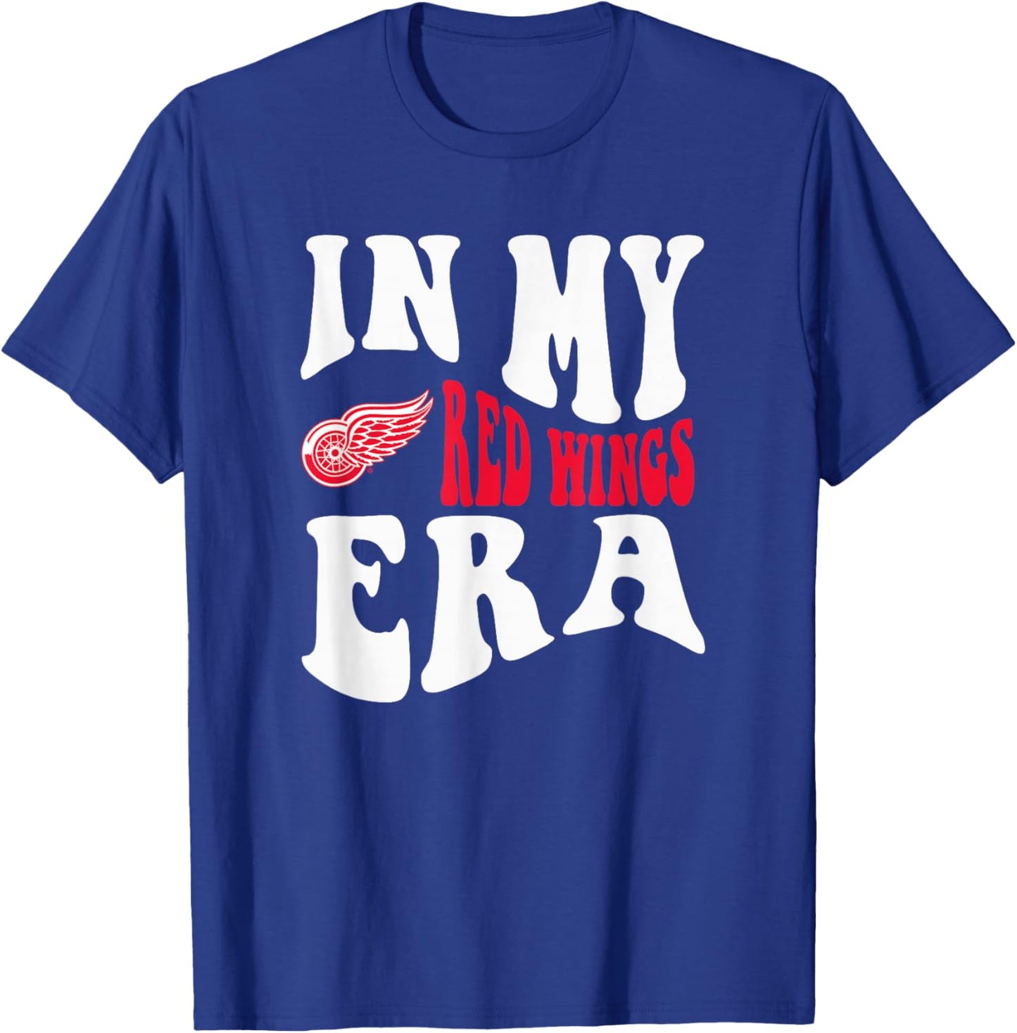 Detroit Red Wings Era Officially Licensed T-Shirt - T-Shirt | Royal