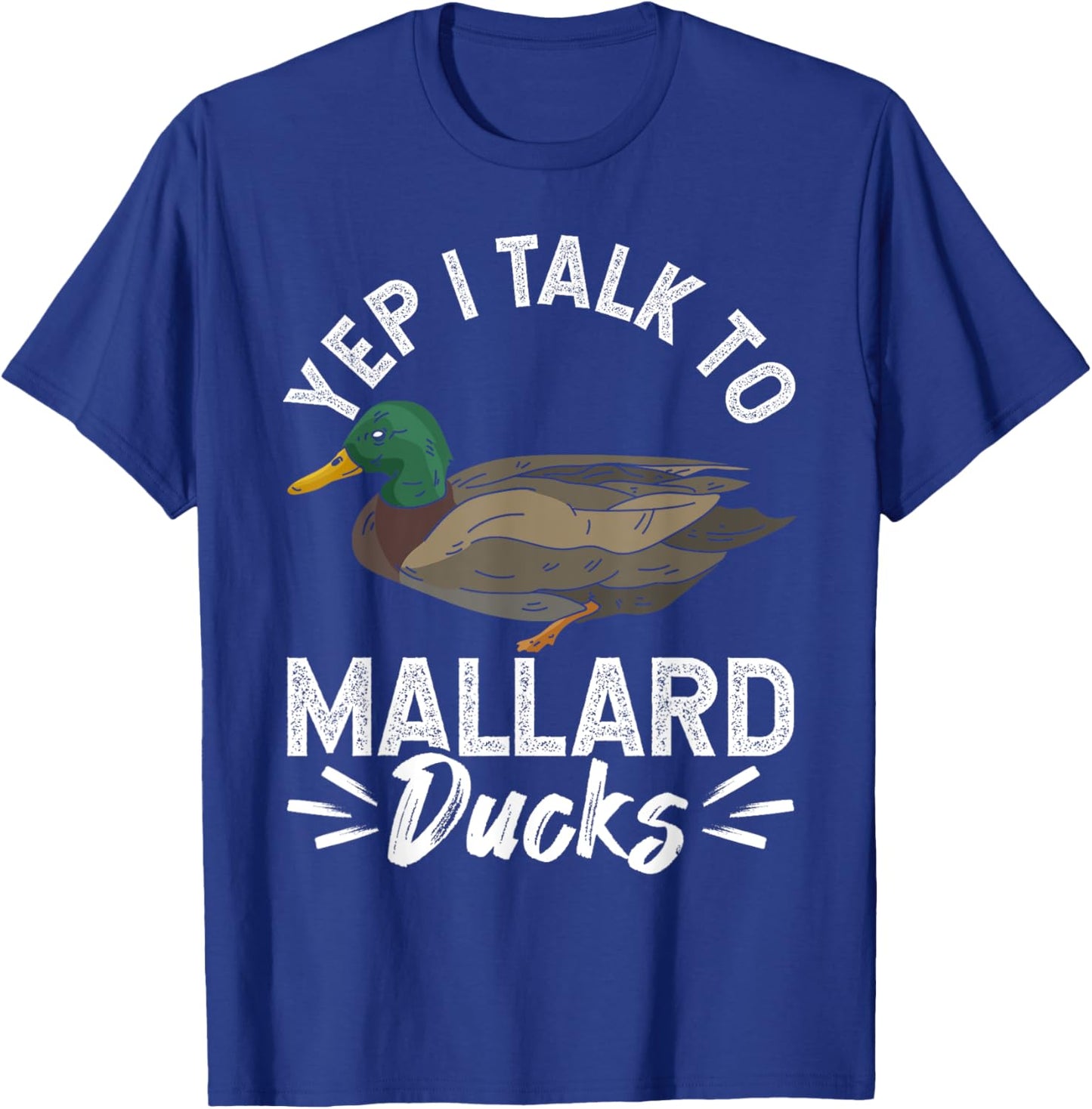 Duck Hunting - Flying Mallards Duck - Hunting T-Shirt - T-Shirt | Royal