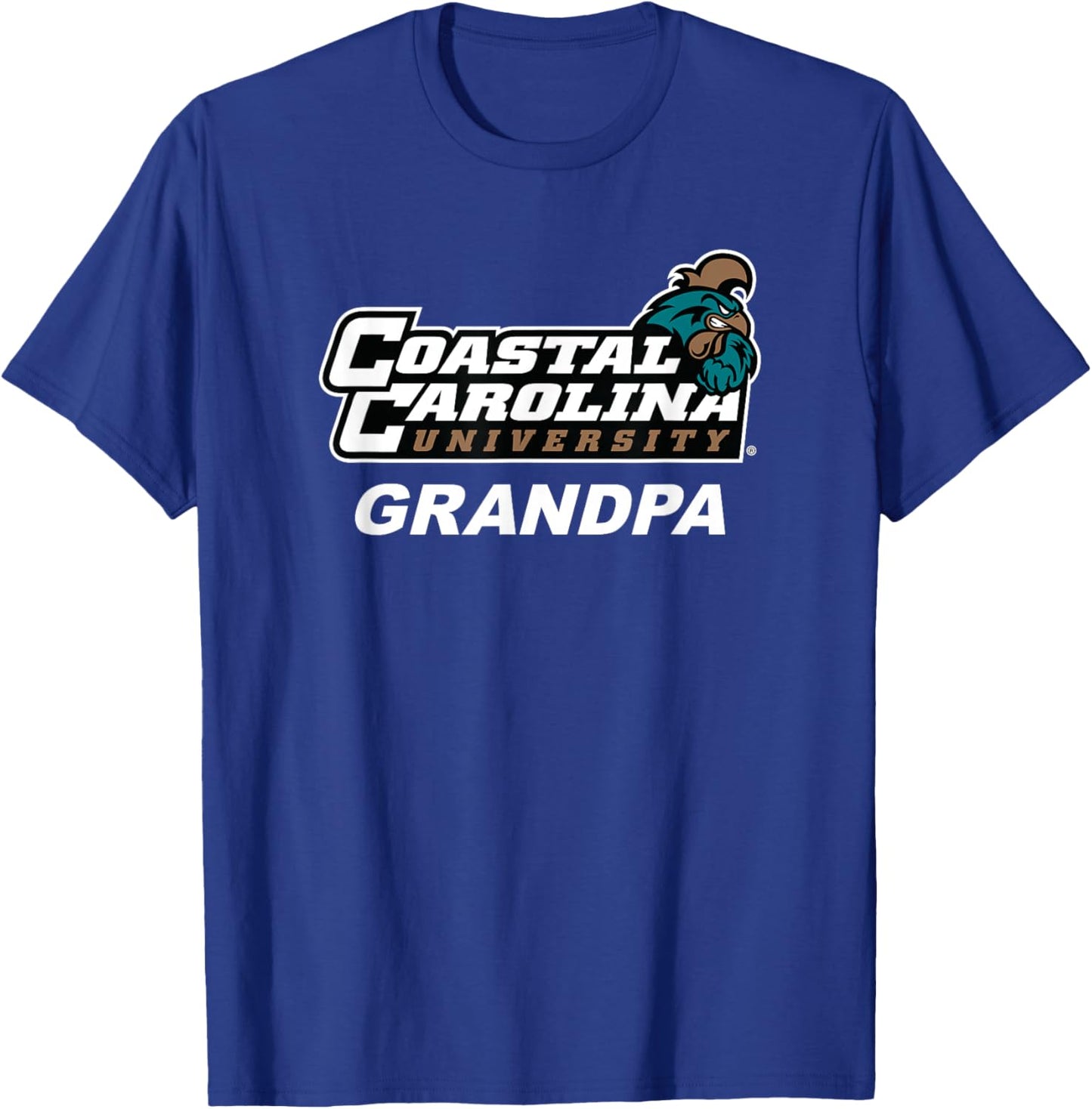 Coastal Carolina University CCU Grandpa T-Shirt - T-Shirt | Royal