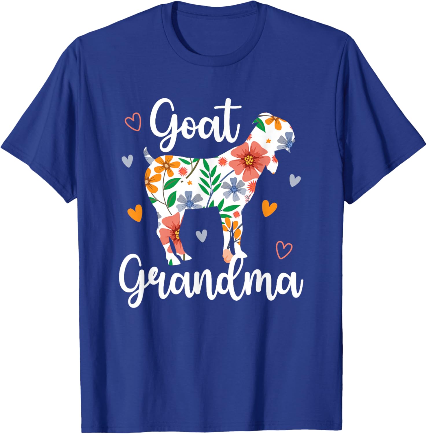 Goat Grandma Goat Owner Goat Grandmother Goat Farmer T-Shirt - T-Shirt | Royal