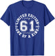 61 Year Old Gifts Vintage 1965 Limited Edition 61st Birthday T-Shirt - T-Shirt | Royal