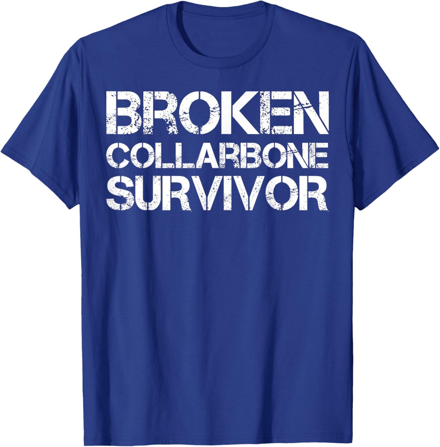 Broken Collarbone Survivor T-Shirt - T-Shirt | Royal