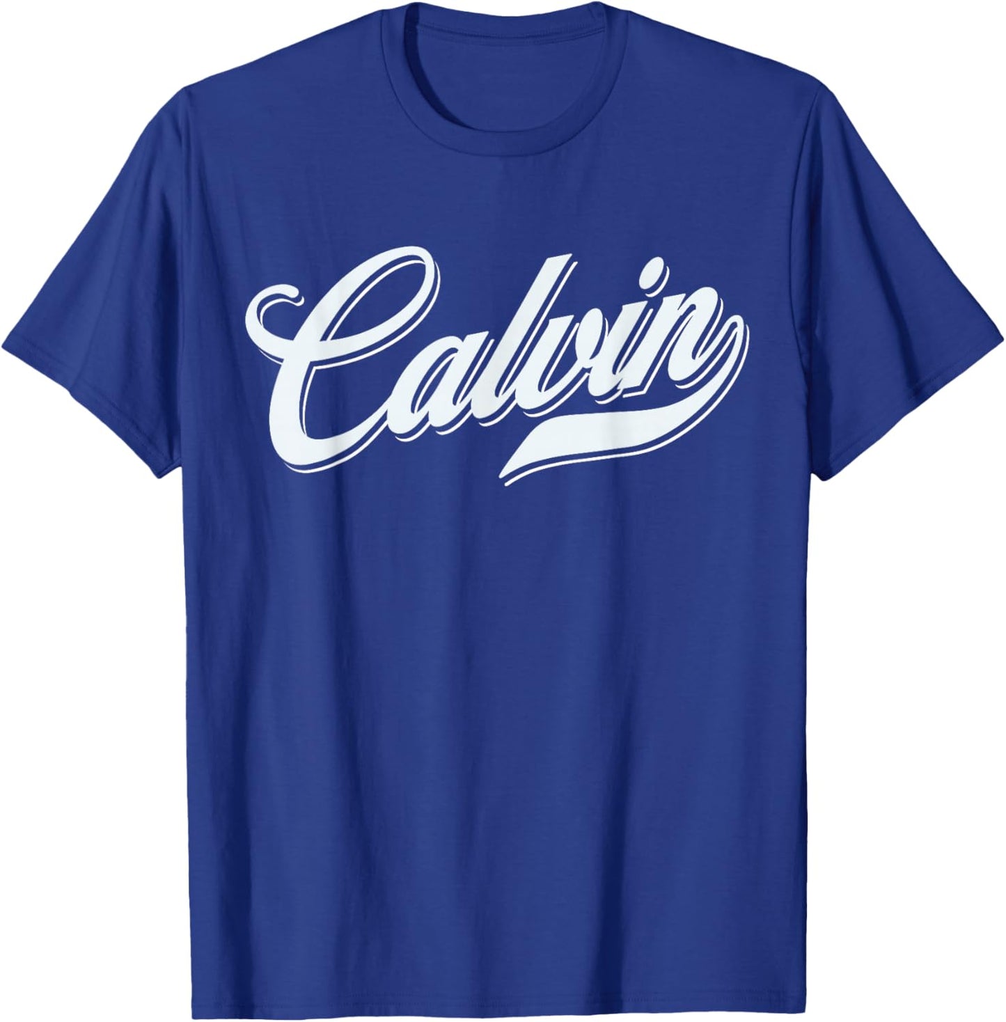 Boys Funny Gift Funny Name For Calvin T-Shirt - T-Shirt | Royal