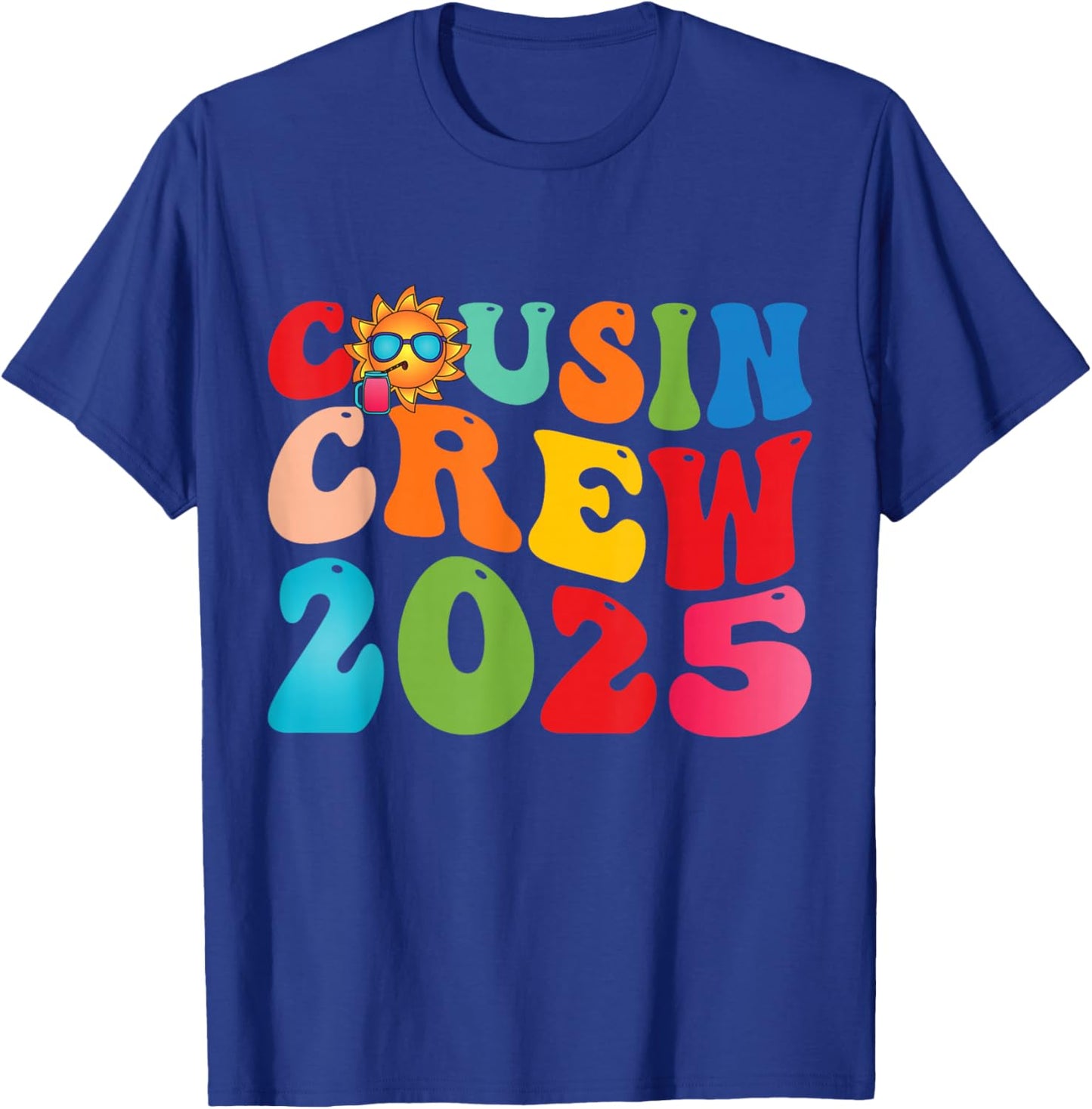 Cousins Cousin Crew 2025 Trip Vacation Summer T-Shirt - T-Shirt | Royal
