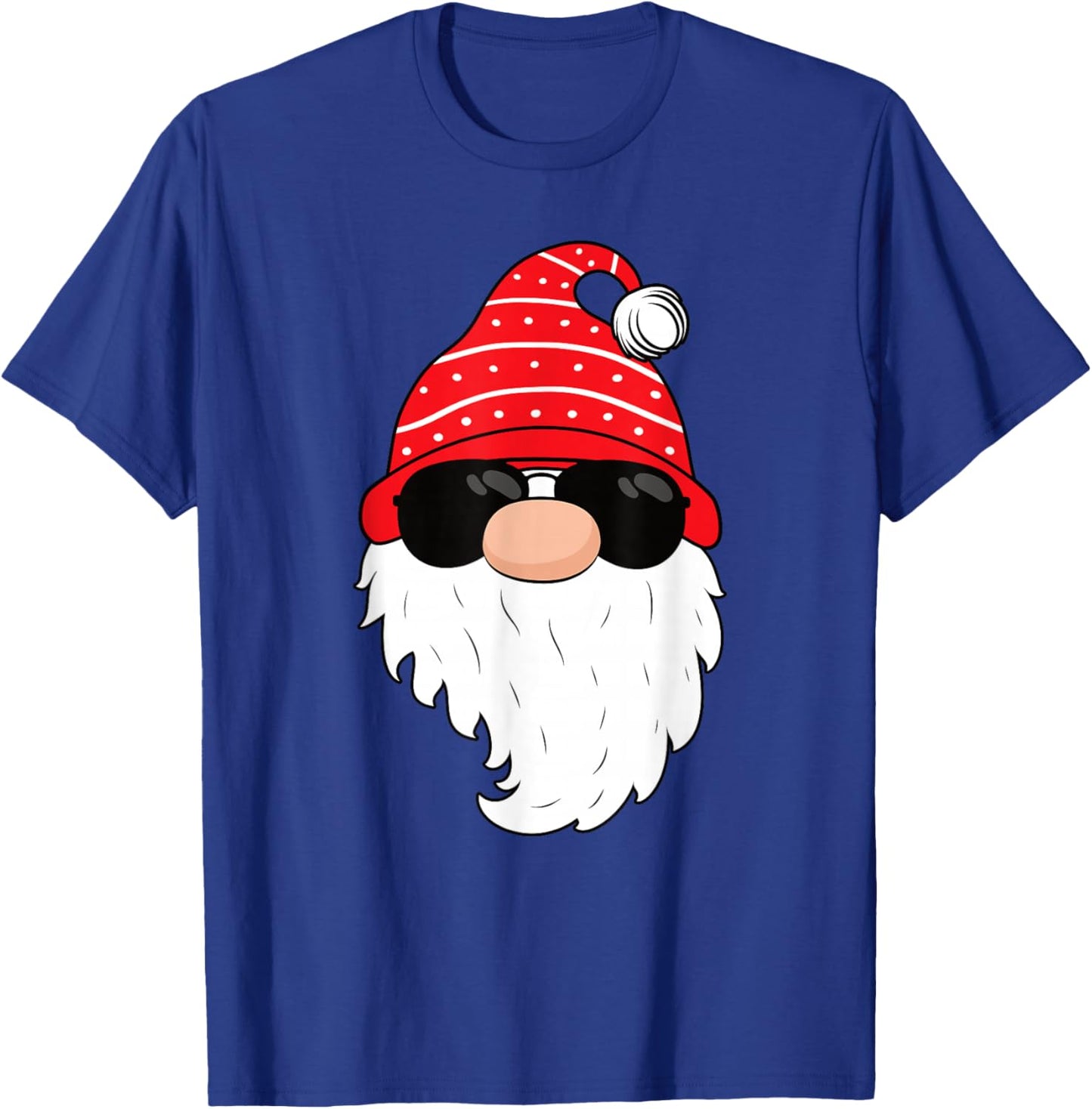 Cool Santa Claus Sunglasses Xmas Funny Christmas Men Boys T-Shirt - T-Shirt | Royal