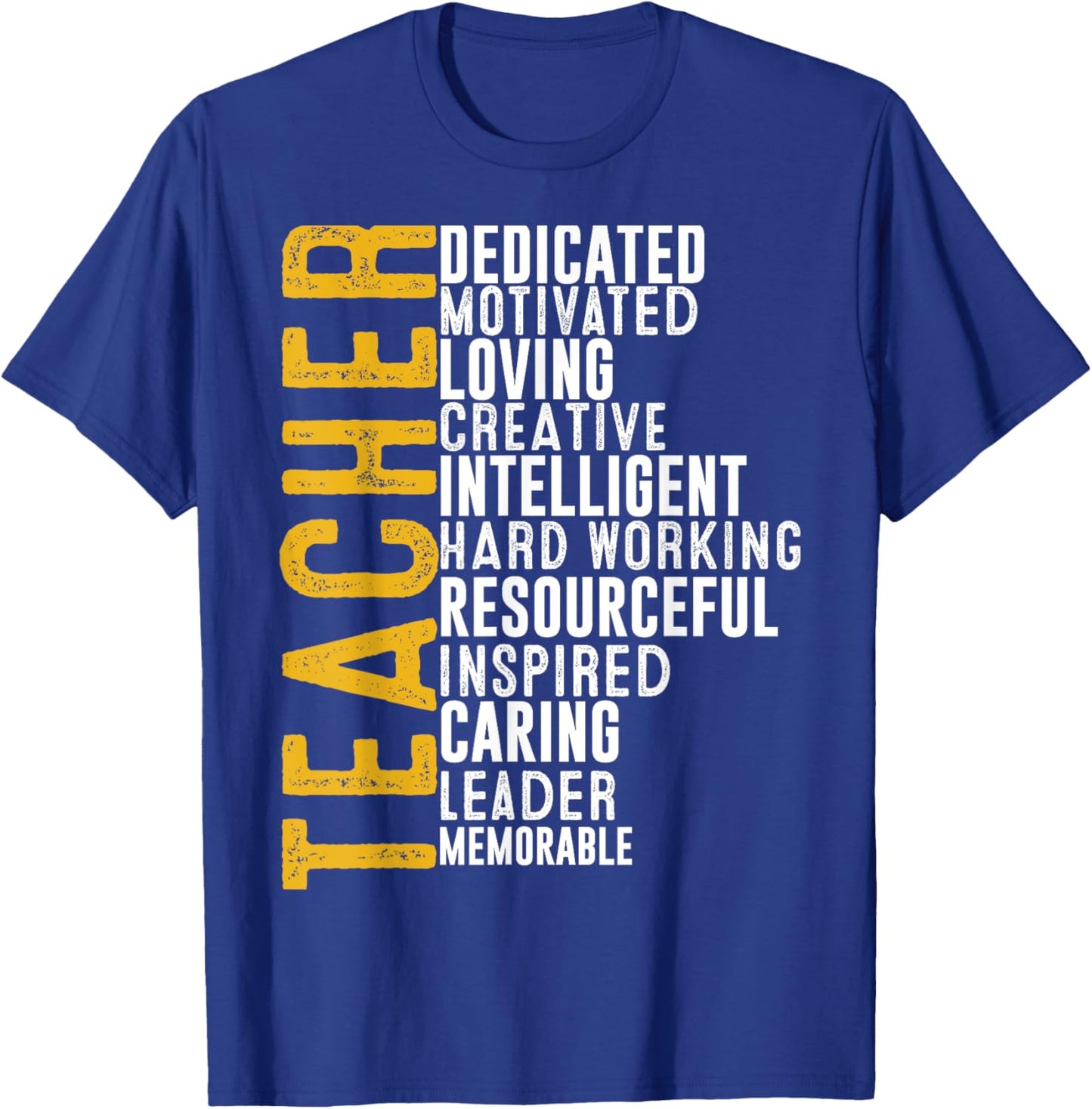 Teacher Men Women Funny School Teachers T-Shirt - T-Shirt | Royal