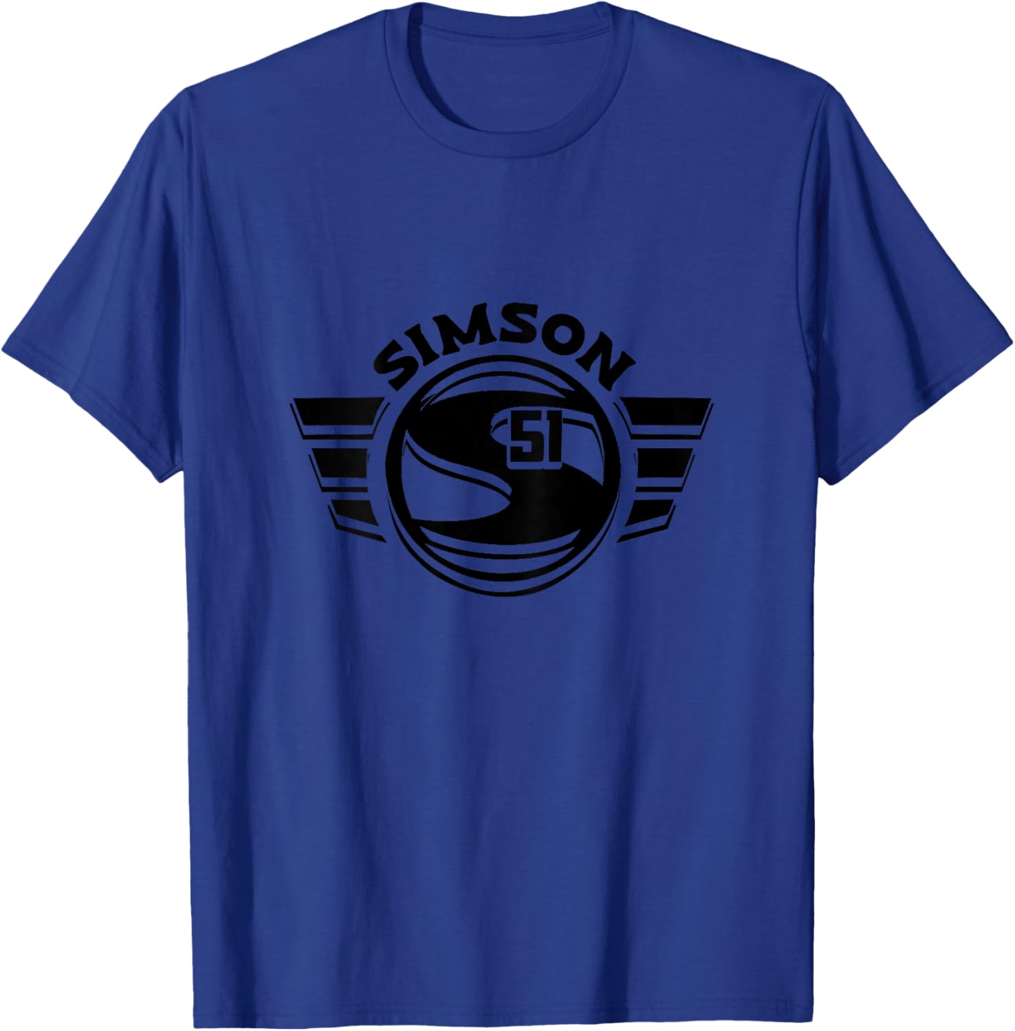Suhl Simson S50 S51 Schwalbe Zweitaktmotor Liebe Fan Simme T-Shirt - T-Shirt | Royal