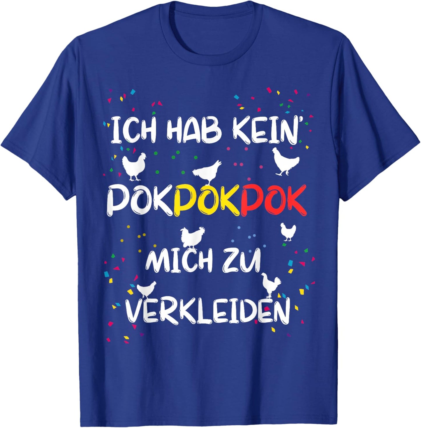 Chicken Costume Carnival Replacement Fancy Dress T-Shirt - T-Shirt | Royal