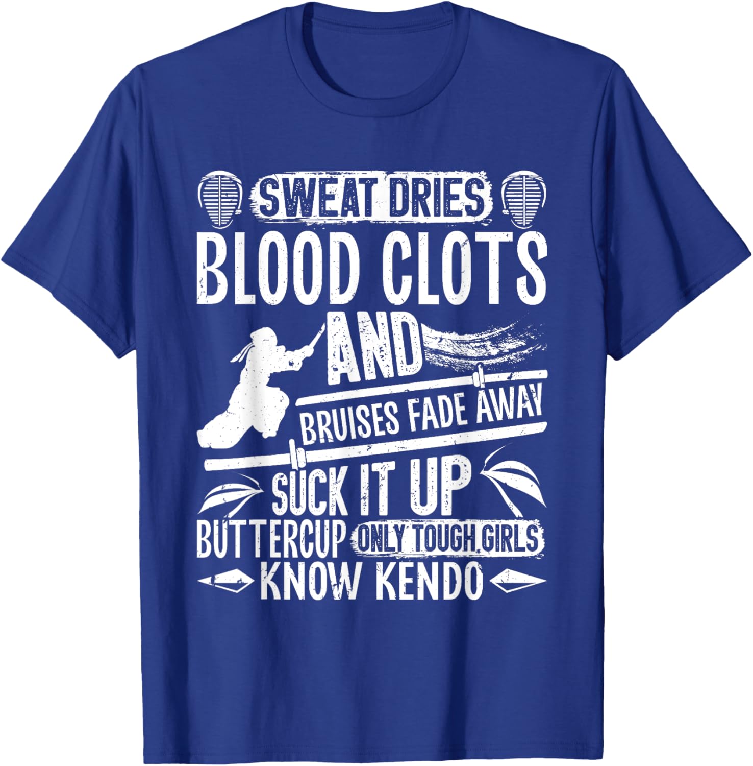 Kendo Sinobi Japanese Martial Arts Training Samurai Kendo T-Shirt - T-Shirt | Royal
