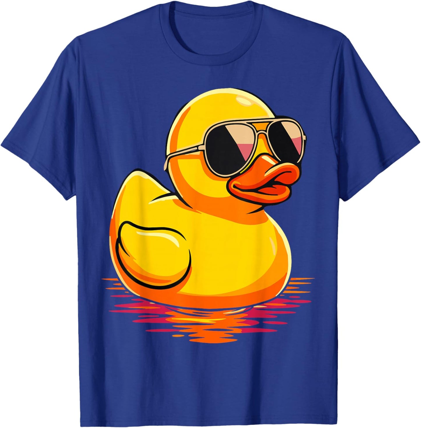 Cool Rubber Duck with Sunglasses T-Shirt - T-Shirt | Royal