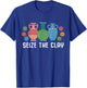 Seize The Clay Funny Pottery Teacher Ceramics Potter Maker T-Shirt - T-Shirt | Royal
