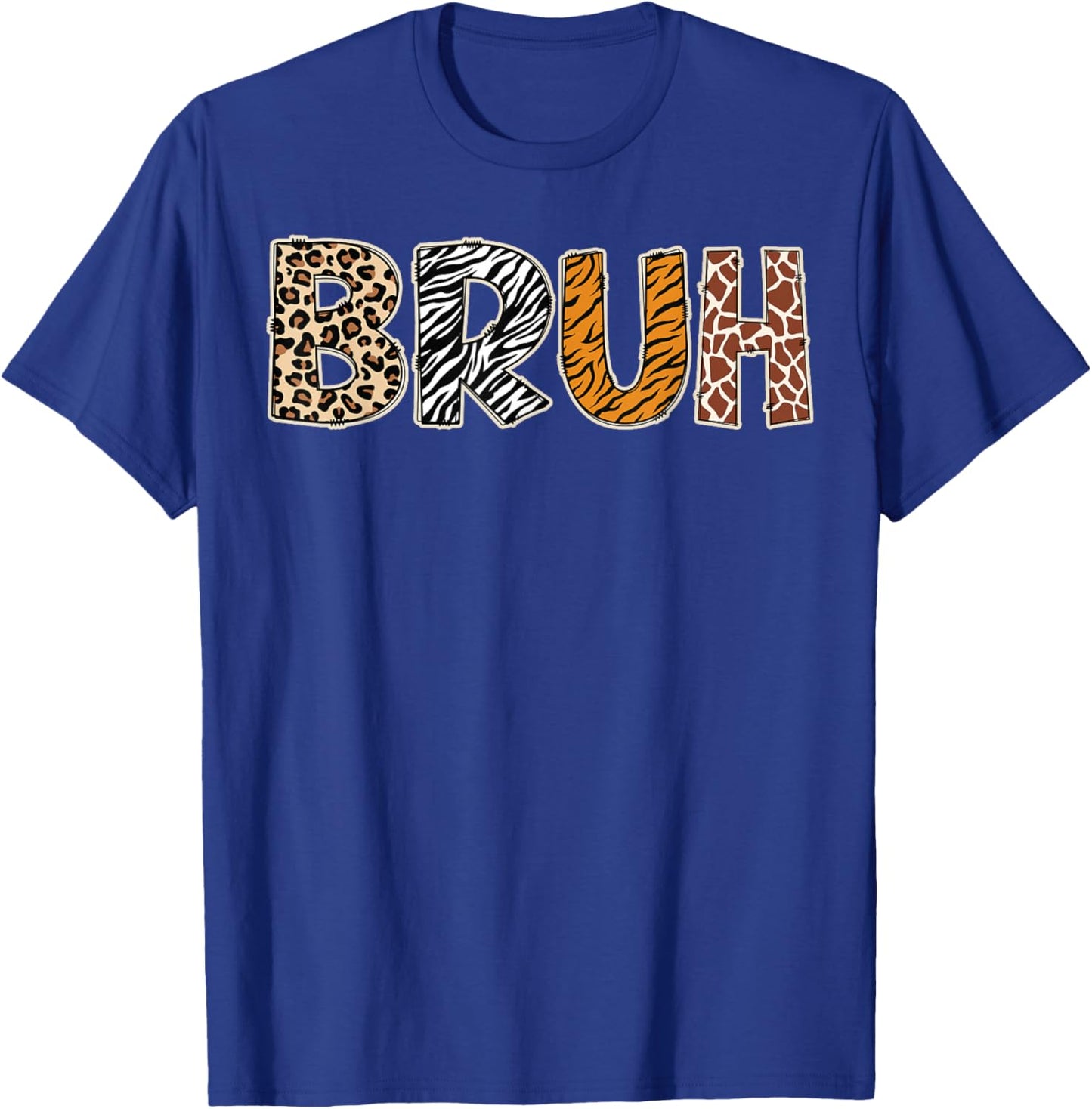 Safari Bruh Zookeeper Funny Animals Wildlife Boys Kids T-Shirt - T-Shirt | Royal