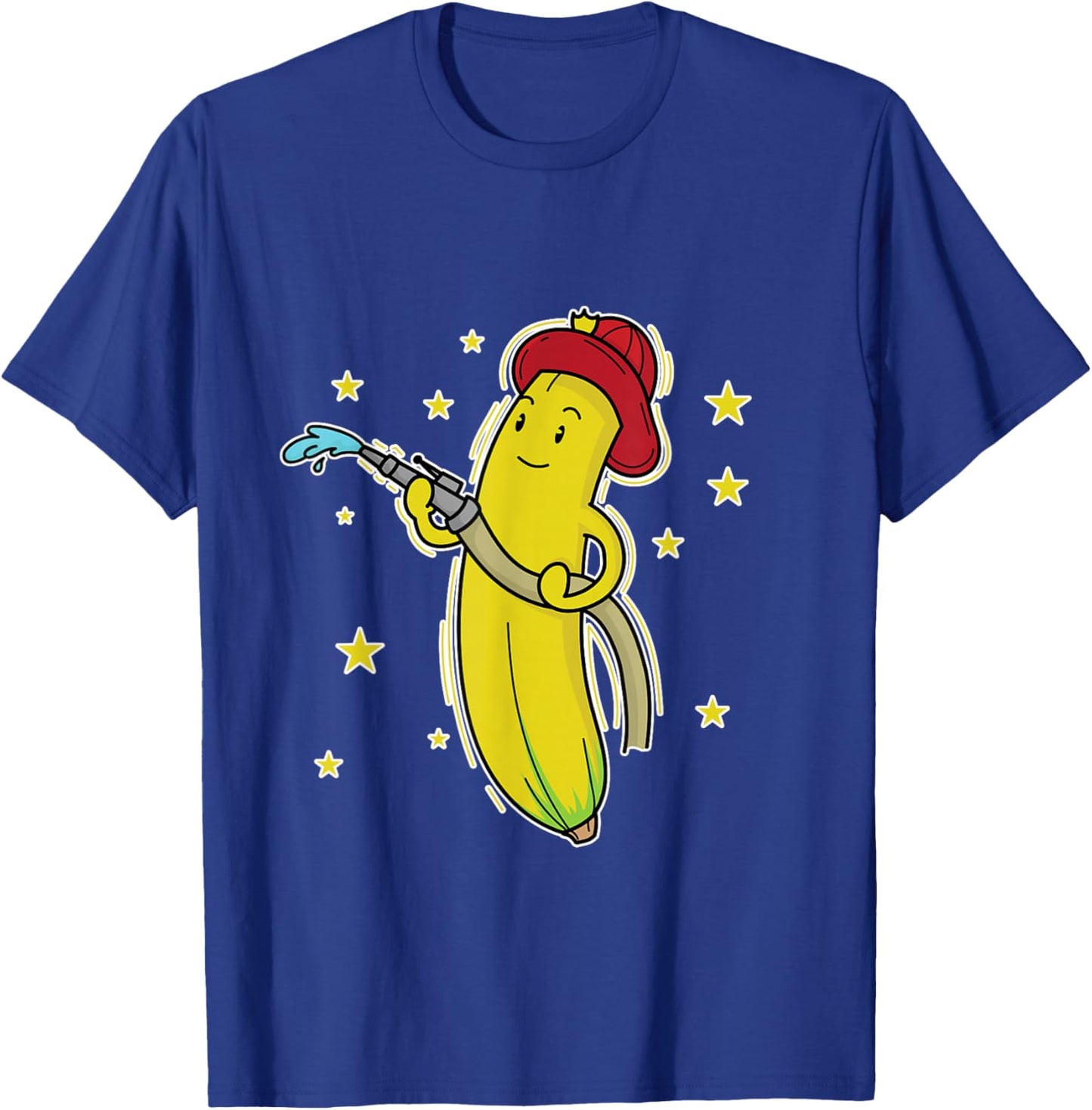 Fire Fighter Banana T-Shirt - T-Shirt | Royal