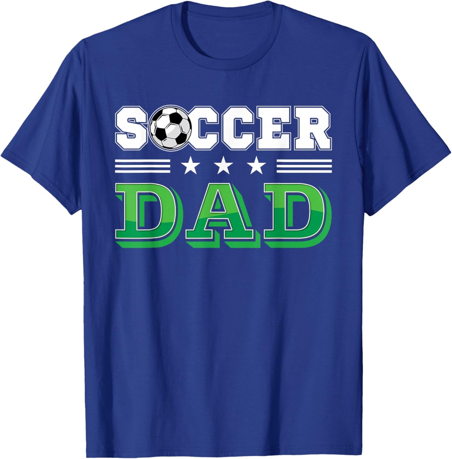 Soccer Dad Father Family Matching Birthday Team Supporter T-Shirt - T-Shirt | Royal