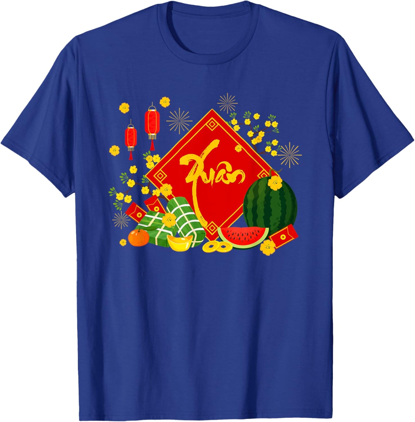 Happy Vietnamese Lunar New Year Xuan Spring Tet Holiday T-Shirt - T-Shirt | Royal