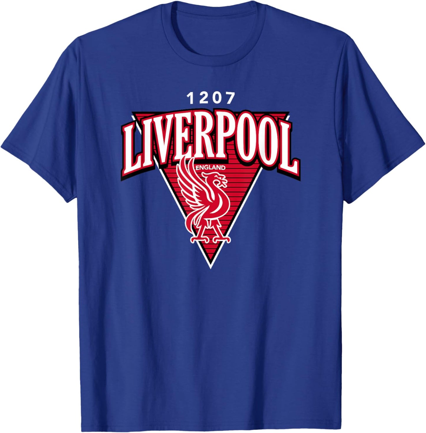 Liverpool England 1207 Liverbird Nabla T-Shirt - T-Shirt | Royal