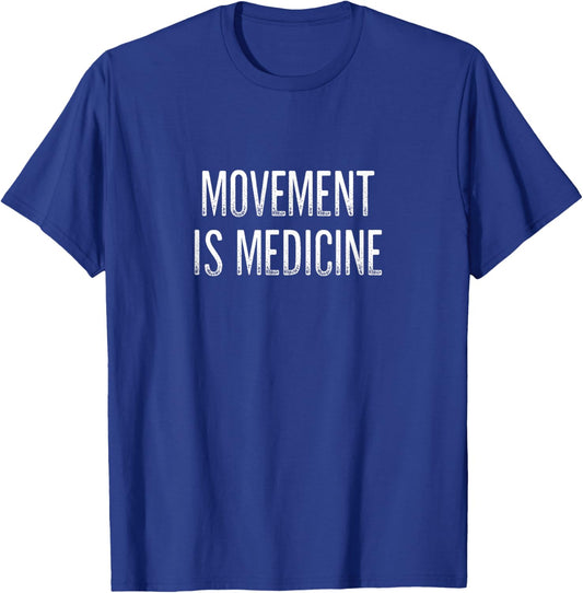 Movement Is Medicine - Vintage Style T-Shirt - T-Shirt | Royal