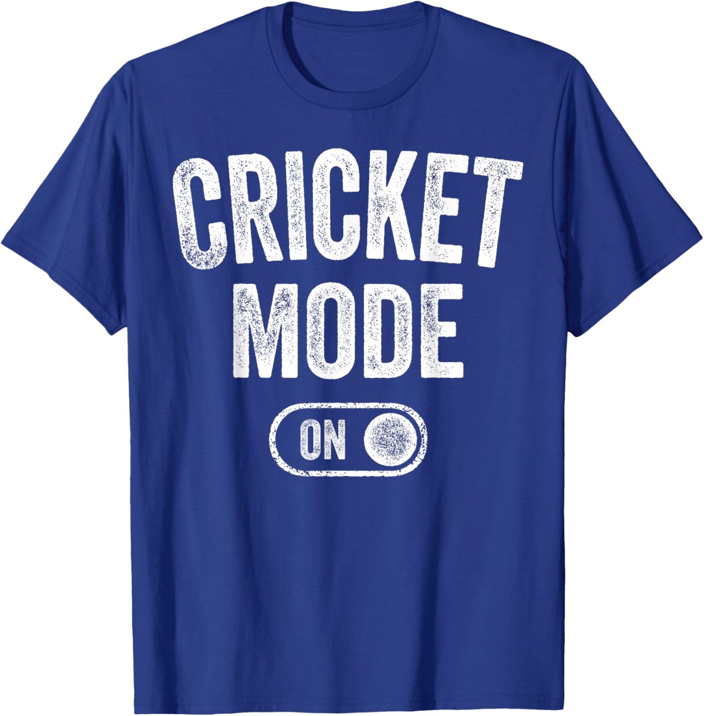 Cricket Mode On Funny Cricketer Gift Bowler Coach T-Shirt - T-Shirt | Royal