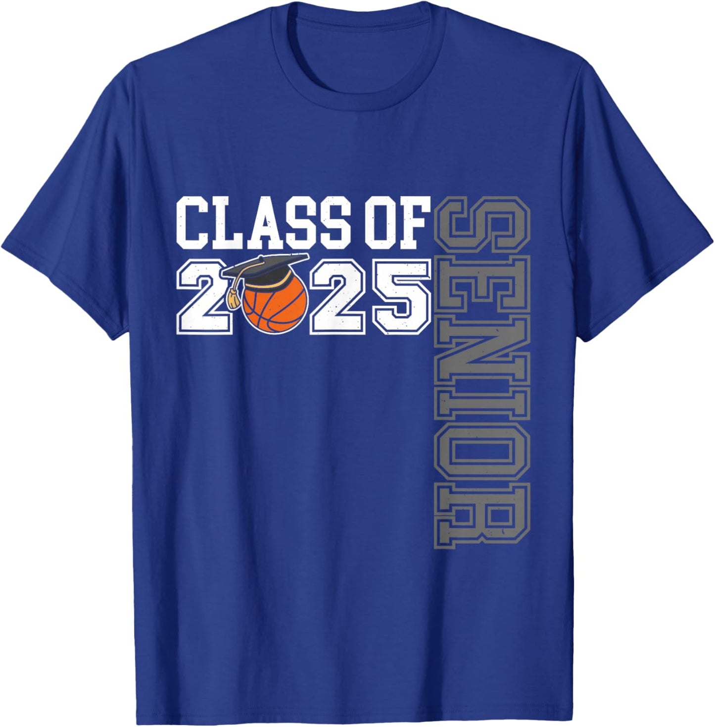 Class of 2025 Basketball Senior Night T-Shirt - T-Shirt | Royal