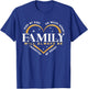 Family reunion 2025 Family Vibes Side by Side Matching Group T-Shirt - T-Shirt | Royal