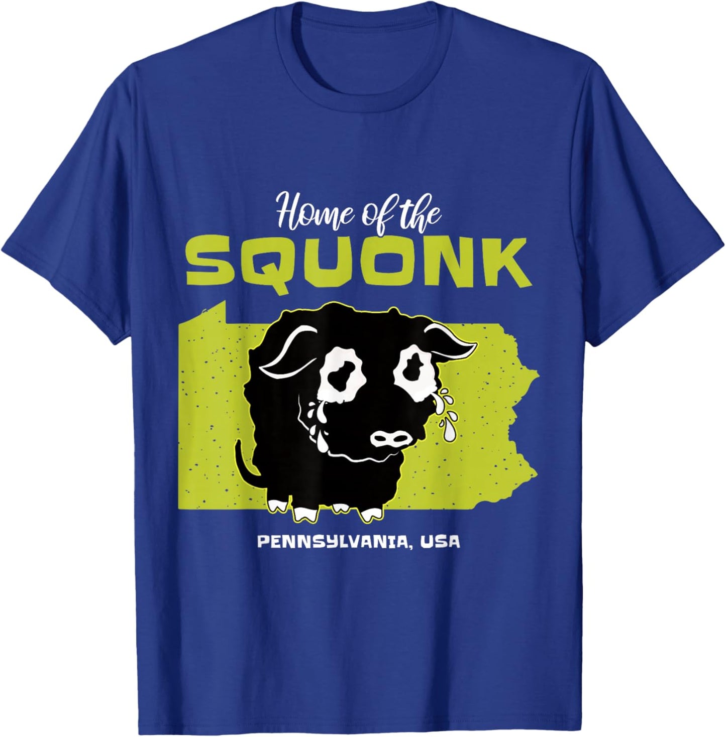 Squonk Pennsylvania State American Cryptid T-Shirt - T-Shirt | Royal