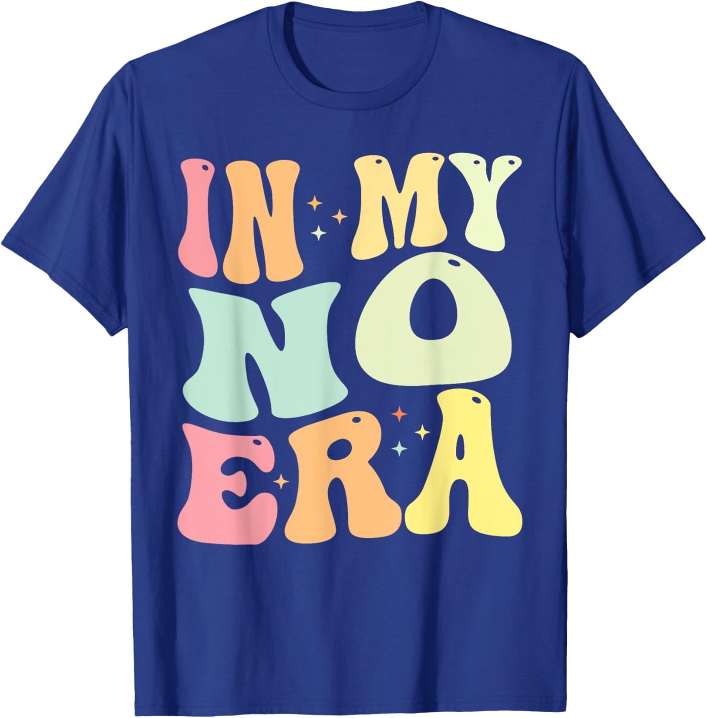 In My No Era Bad Kid Groovy Funny Toddler Kid Life T-Shirt - T-Shirt | Royal