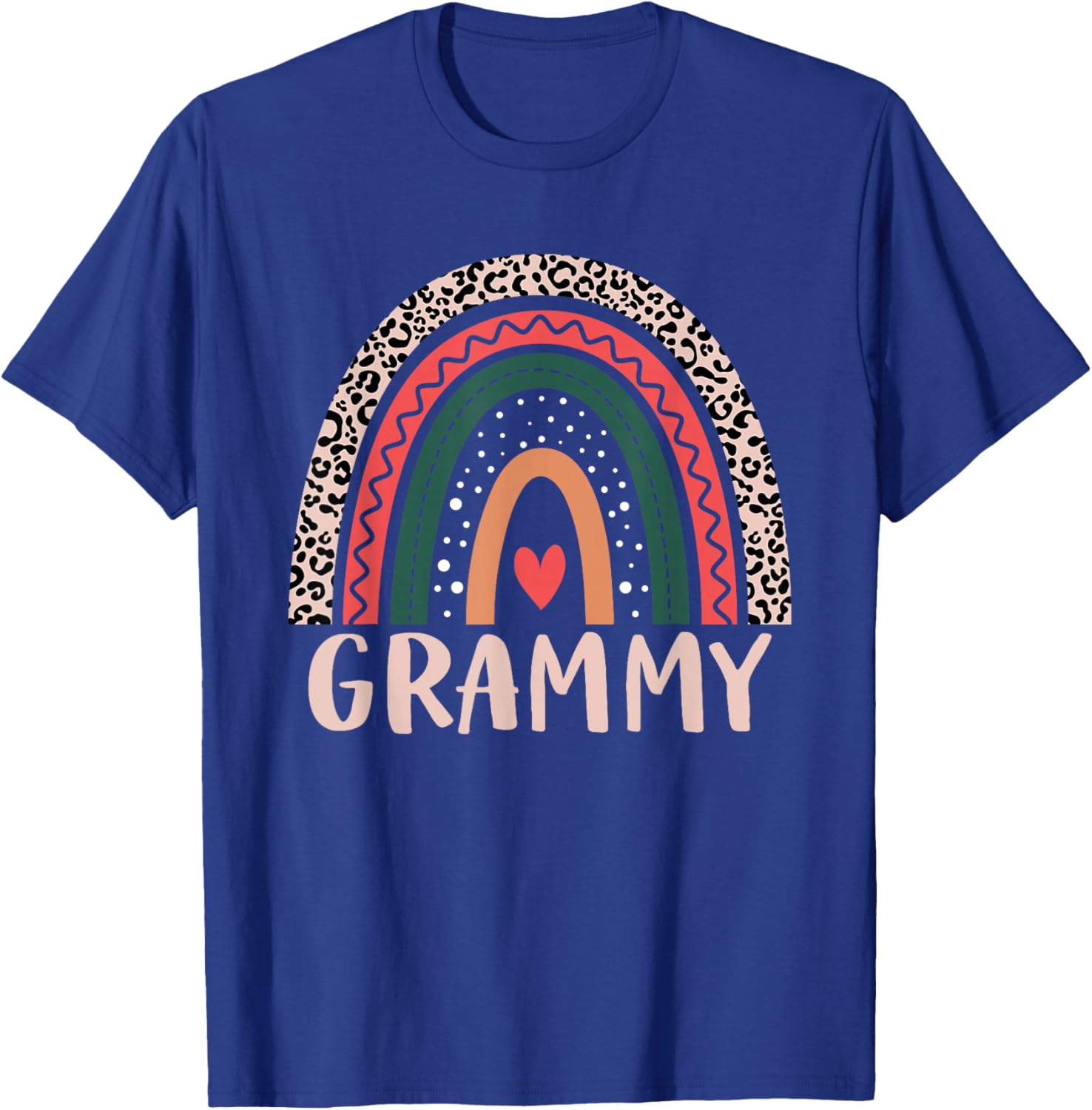 Grammy Rainbow Grandma Grandmother Women Mothers Day Grammy T-Shirt - T-Shirt | Royal