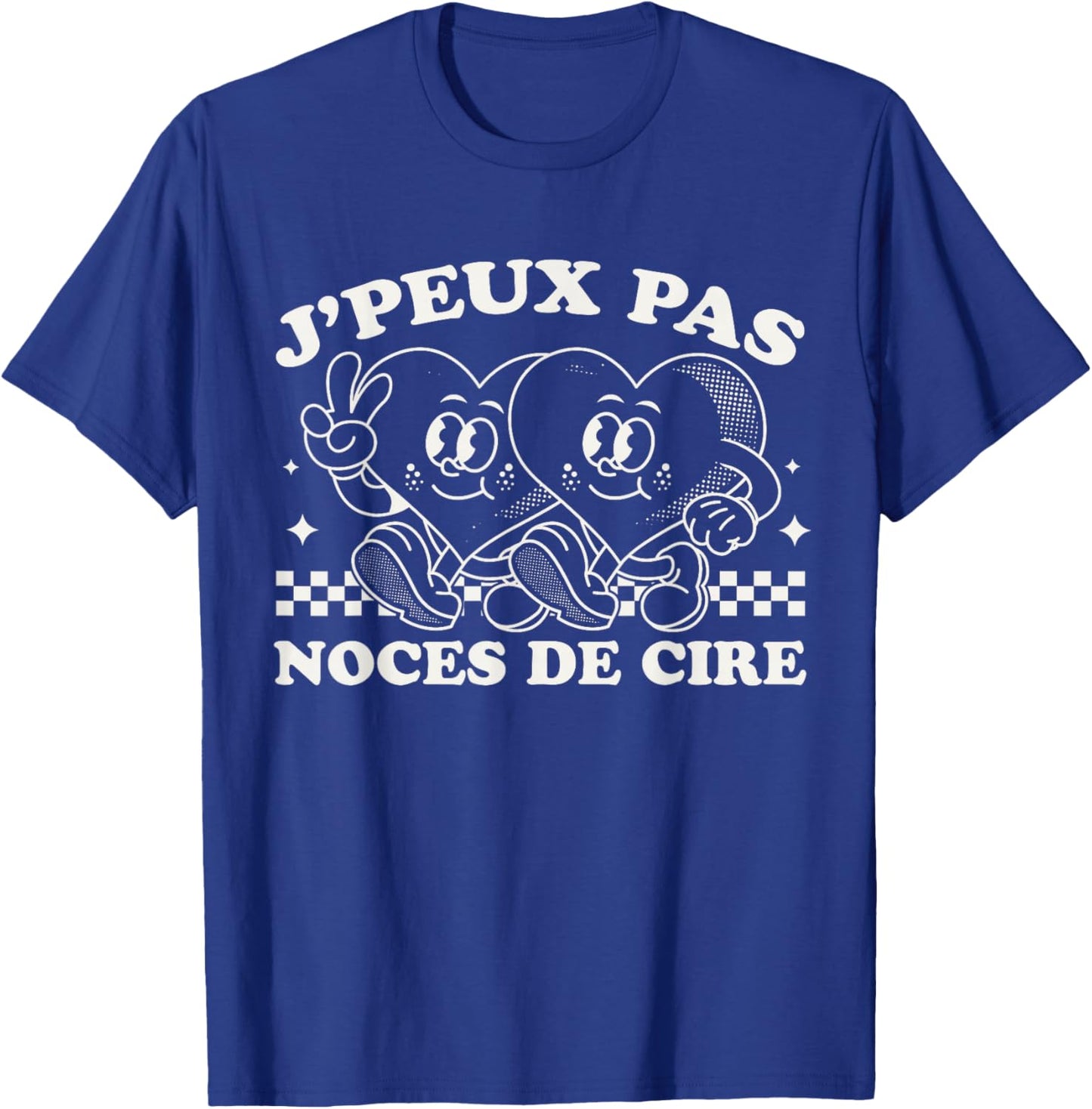 Gift Couple 4 Years Wedding – Wedding Anniversary of Wax T-Shirt - T-Shirt | Royal