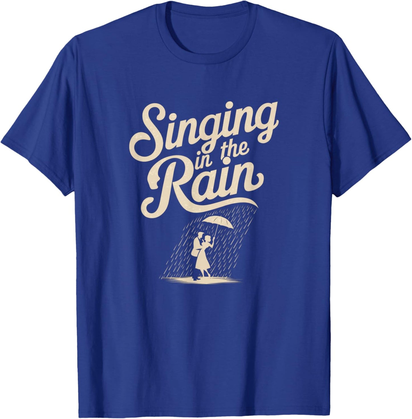 Singing in the Rain Retro Musical Theatre Tap Dance Broadway T-Shirt - T-Shirt | Royal