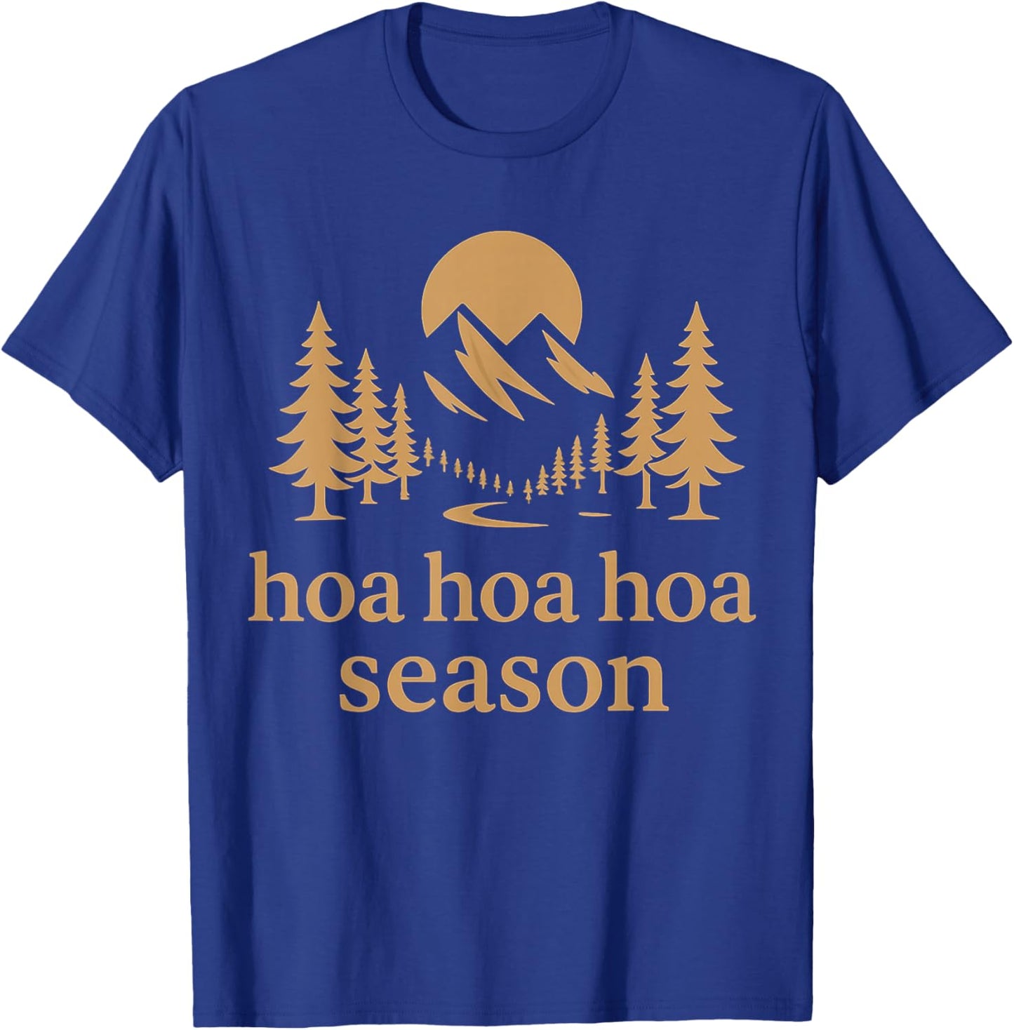 HOA HOA HOA Season Autumn Fall Mist Trendy Graphic T-Shirt - T-Shirt | Royal