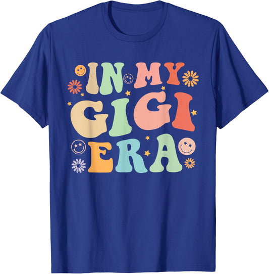 Gigi for Grandma Grandmother Announcement Mothers Day T-Shirt - T-Shirt | Royal
