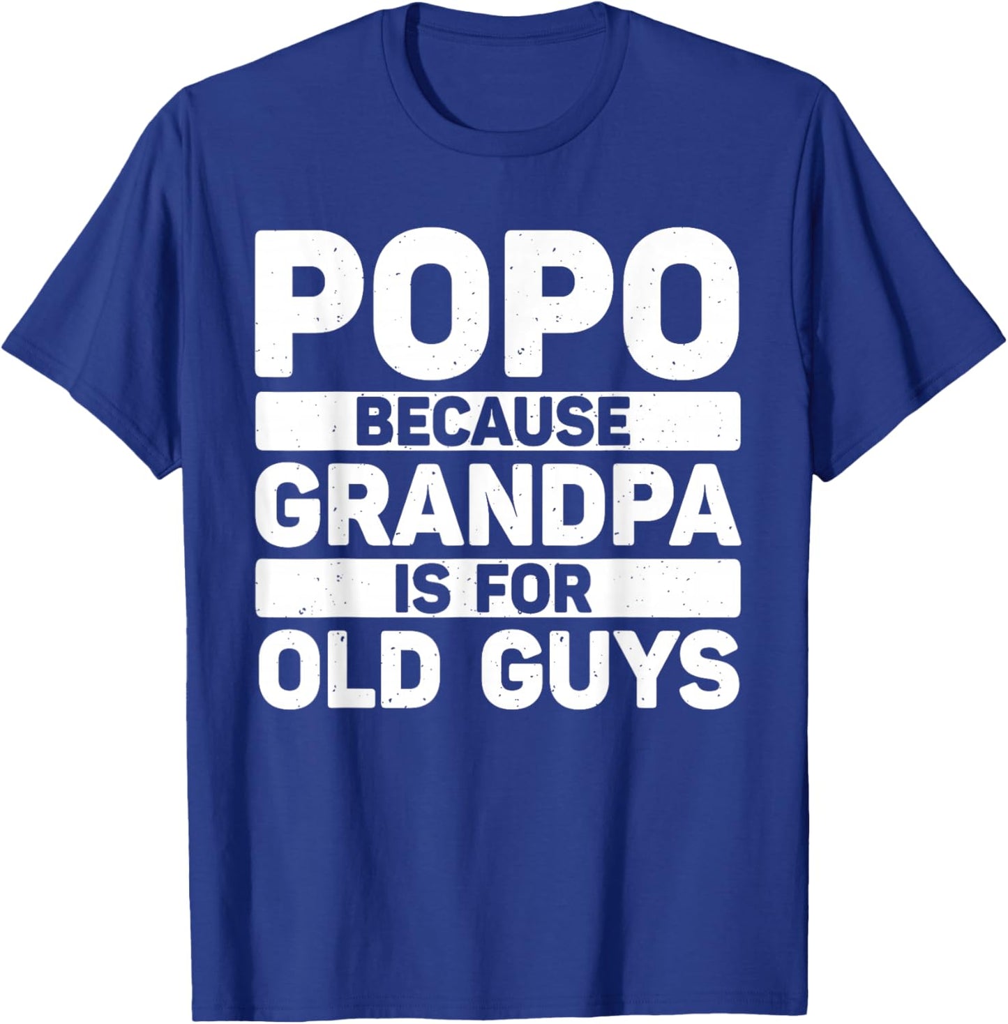 Popo Design For Grandpa From Grandkids Father's Day Popo T-Shirt - T-Shirt | Royal