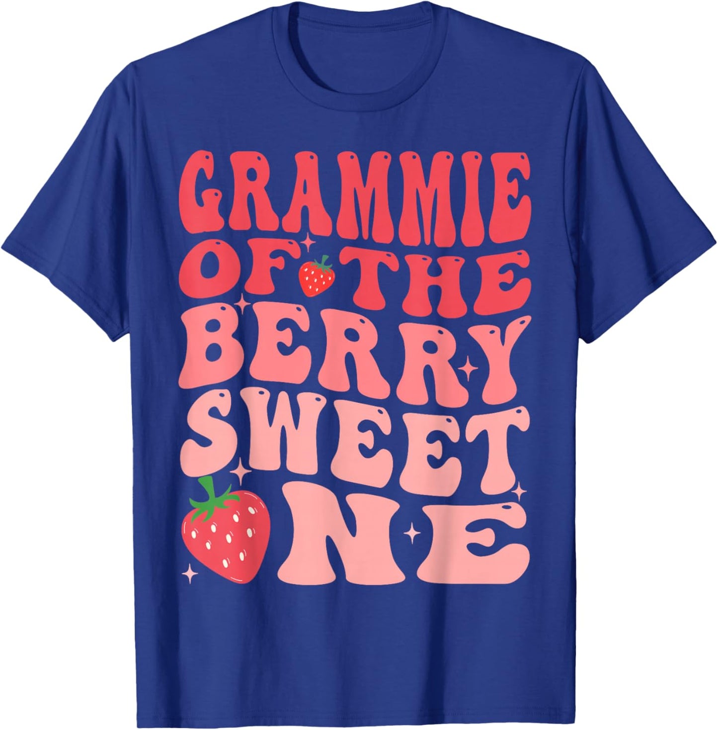 Grammie Of The Berry Sweet One 1st Birthday Strawberry T-Shirt - T-Shirt | Royal