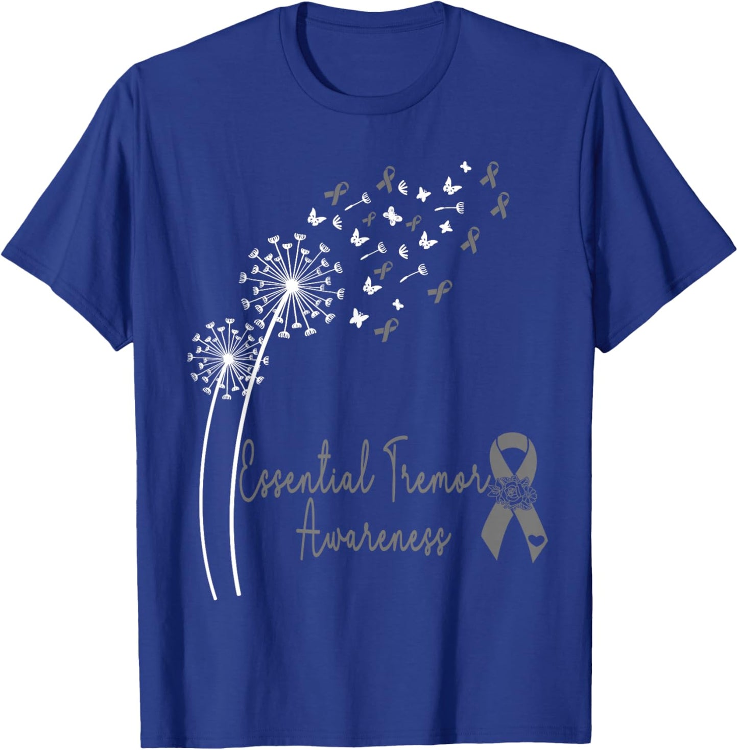 Essential Tremor Awareness Dandelion T-Shirt - T-Shirt | Royal