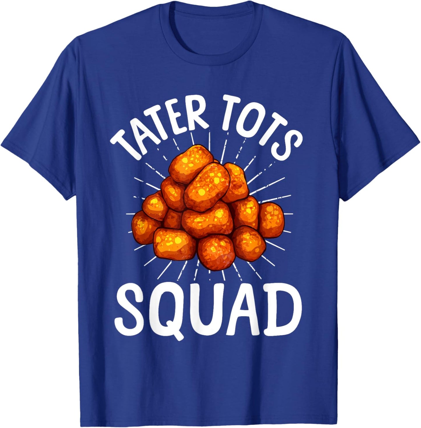 Cool Tater Tot Art Women Kids Potato Tater Tot Lover T-Shirt - T-Shirt | Royal