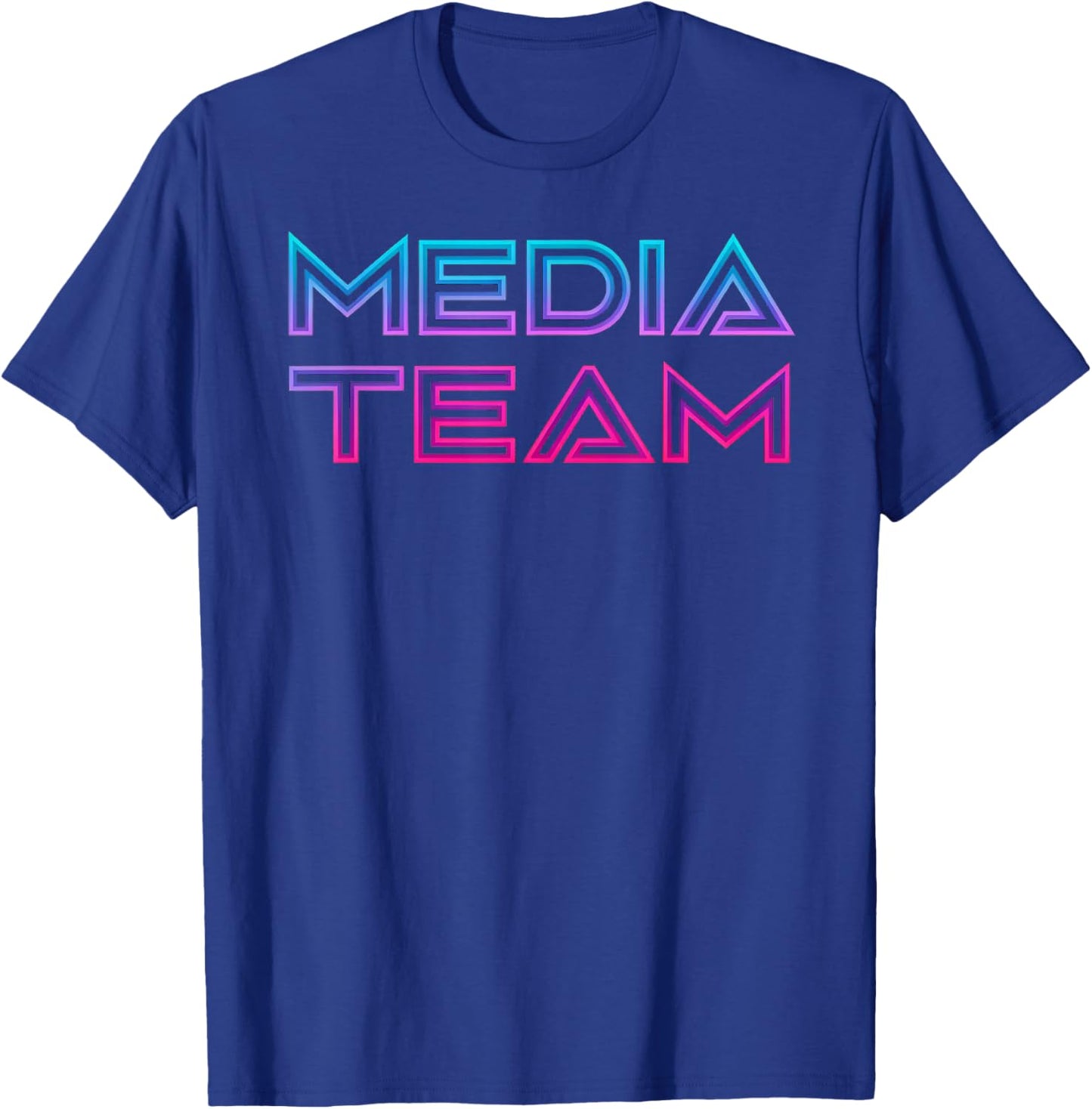 Media Specialist Media Team T-Shirt - T-Shirt | Royal