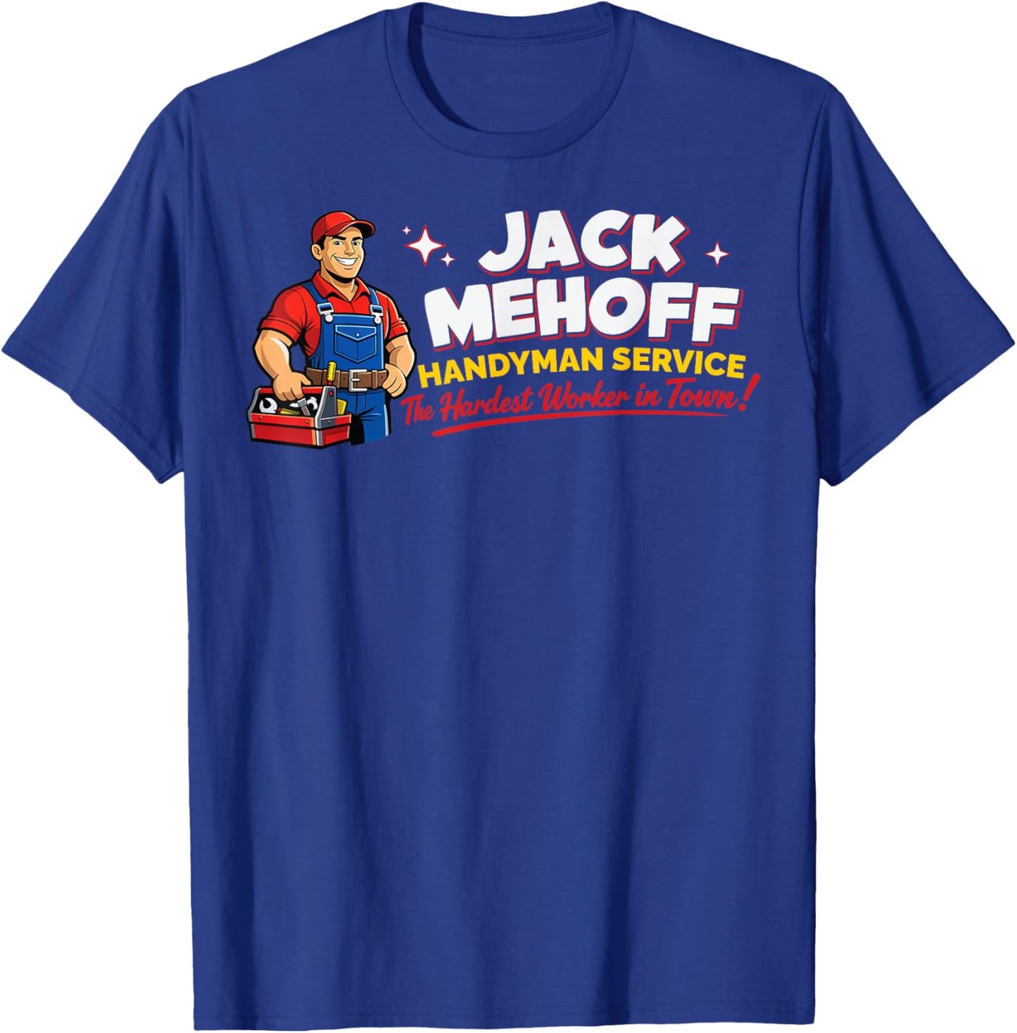Funny Adult Humor Jack Mehoff Pun Innuendo Gag Gifts T-Shirt - T-Shirt | Royal