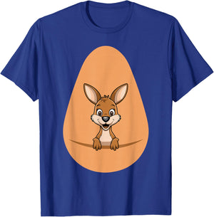 Cute Kangaroo Pouch Halloween Costumes Group Family T-Shirt - T-Shirt | Royal