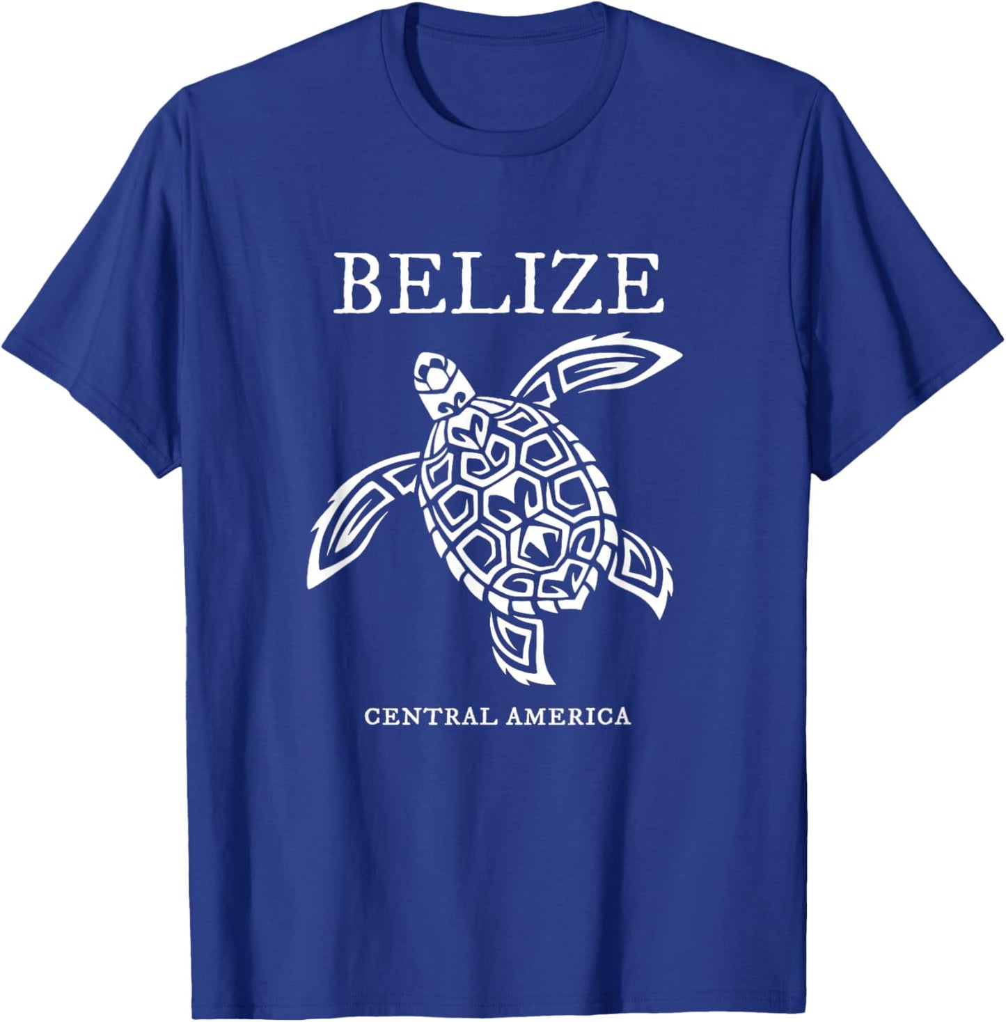 Belize Sea Turtle Retro Vacation Souvenir T-Shirt - T-Shirt | Royal