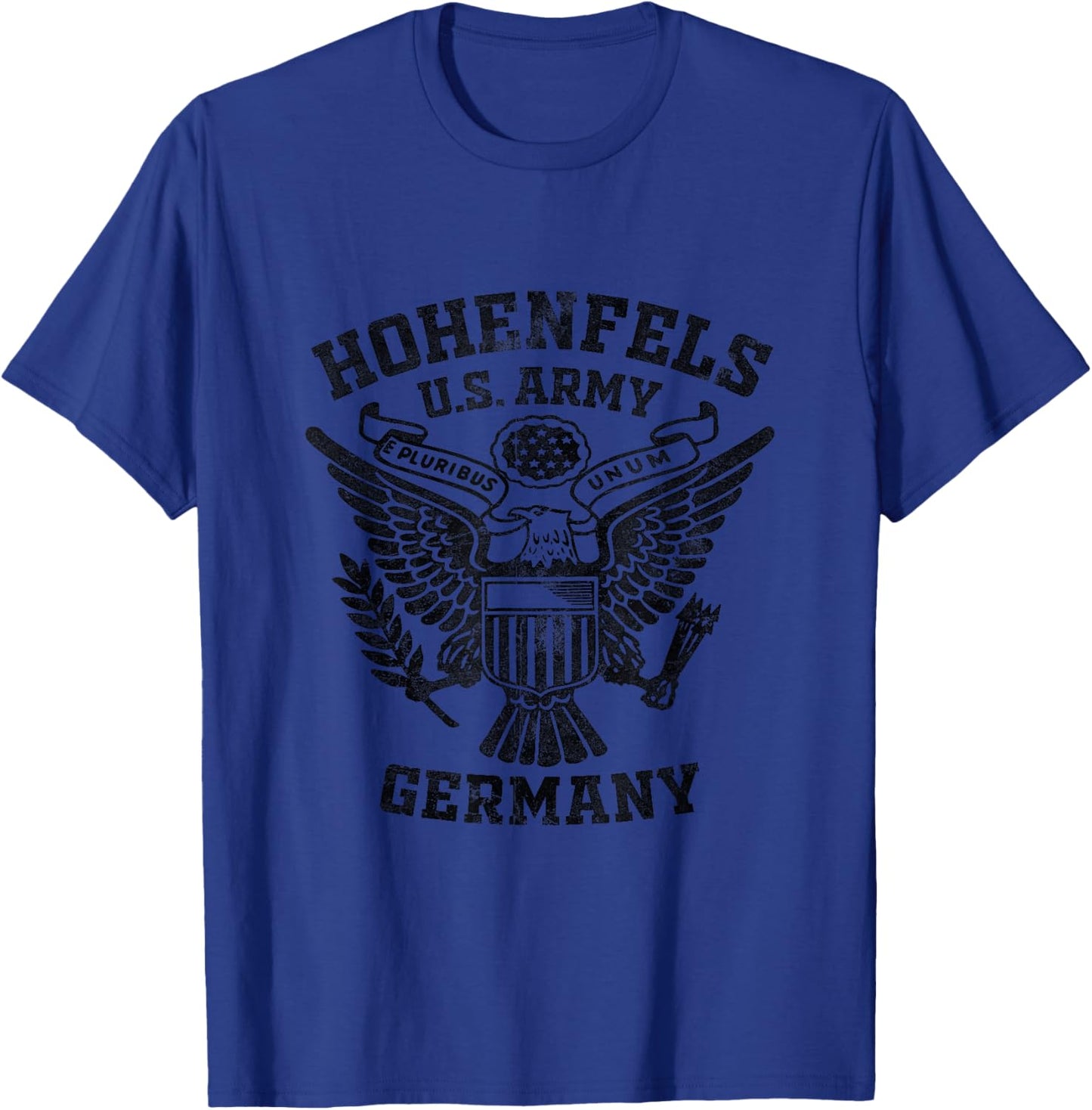 Hohenfels Germany Military Base Veteran Vintage Gifts T-Shirt - T-Shirt | Royal