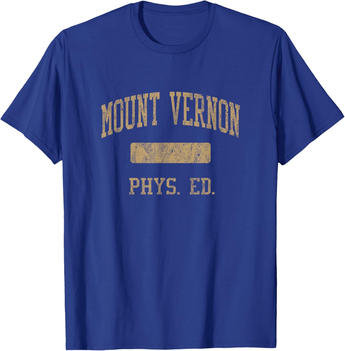 Mount Vernon High School HS Mount Vernon NY PHYS Ed T-Shirt - T-Shirt | Royal
