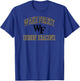 Wake Forest Demon Deacons Basketball Screen Dark Gray T-Shirt - T-Shirt | Royal