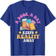 A Book A Day Keeps Reality Away - Reading Bookworm Reader T-Shirt - T-Shirt | Royal