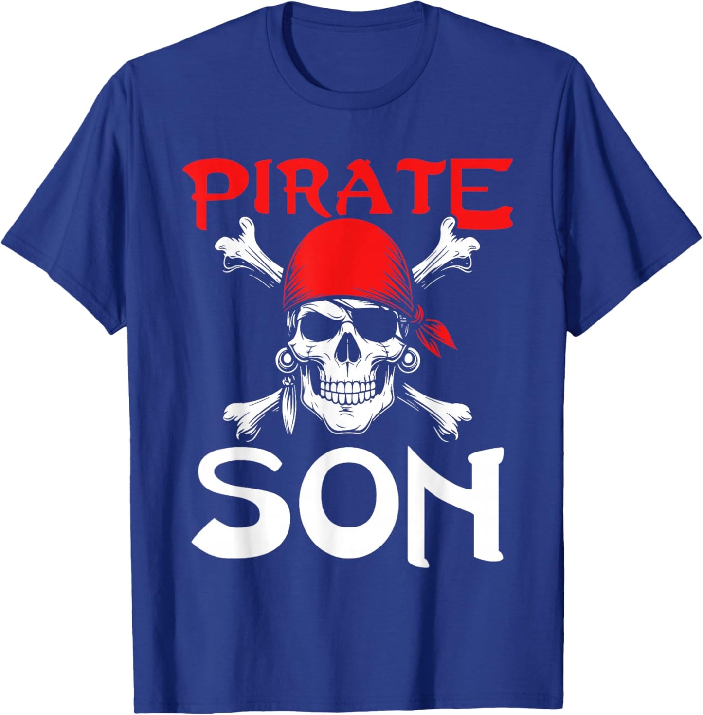 Pirate Son Pirate Skull T-Shirt - T-Shirt | Royal